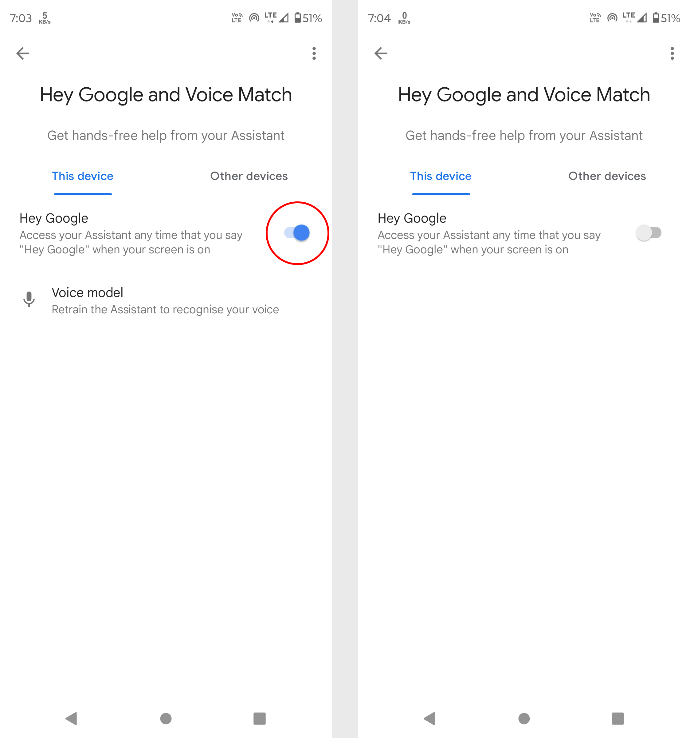 disable hey google detection 5