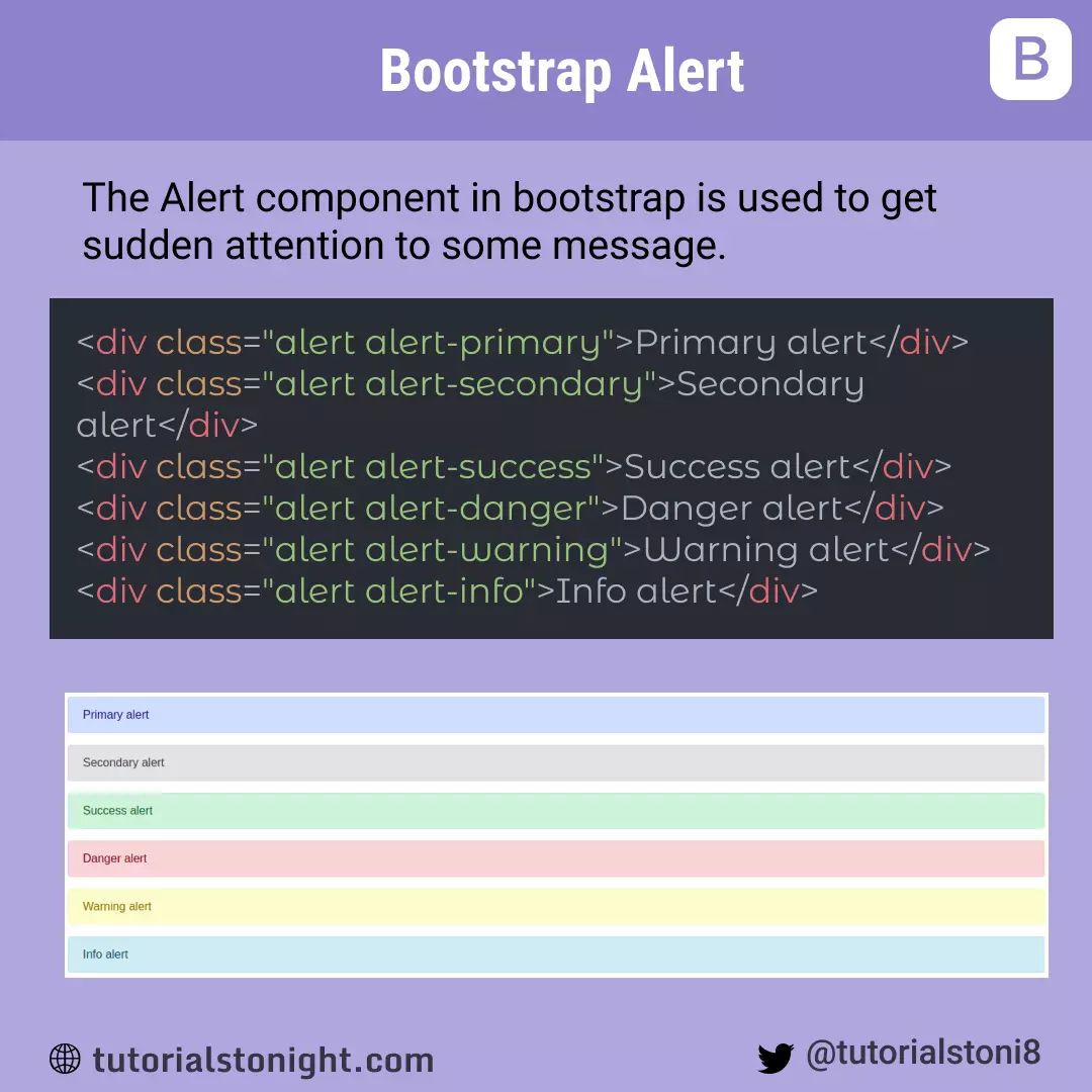bootstrap alert