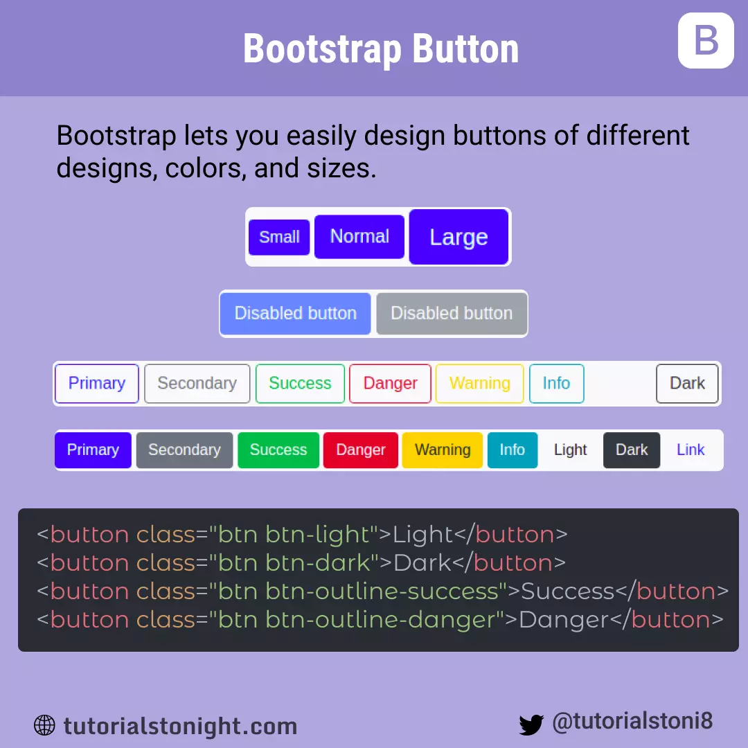 bootstrap button
