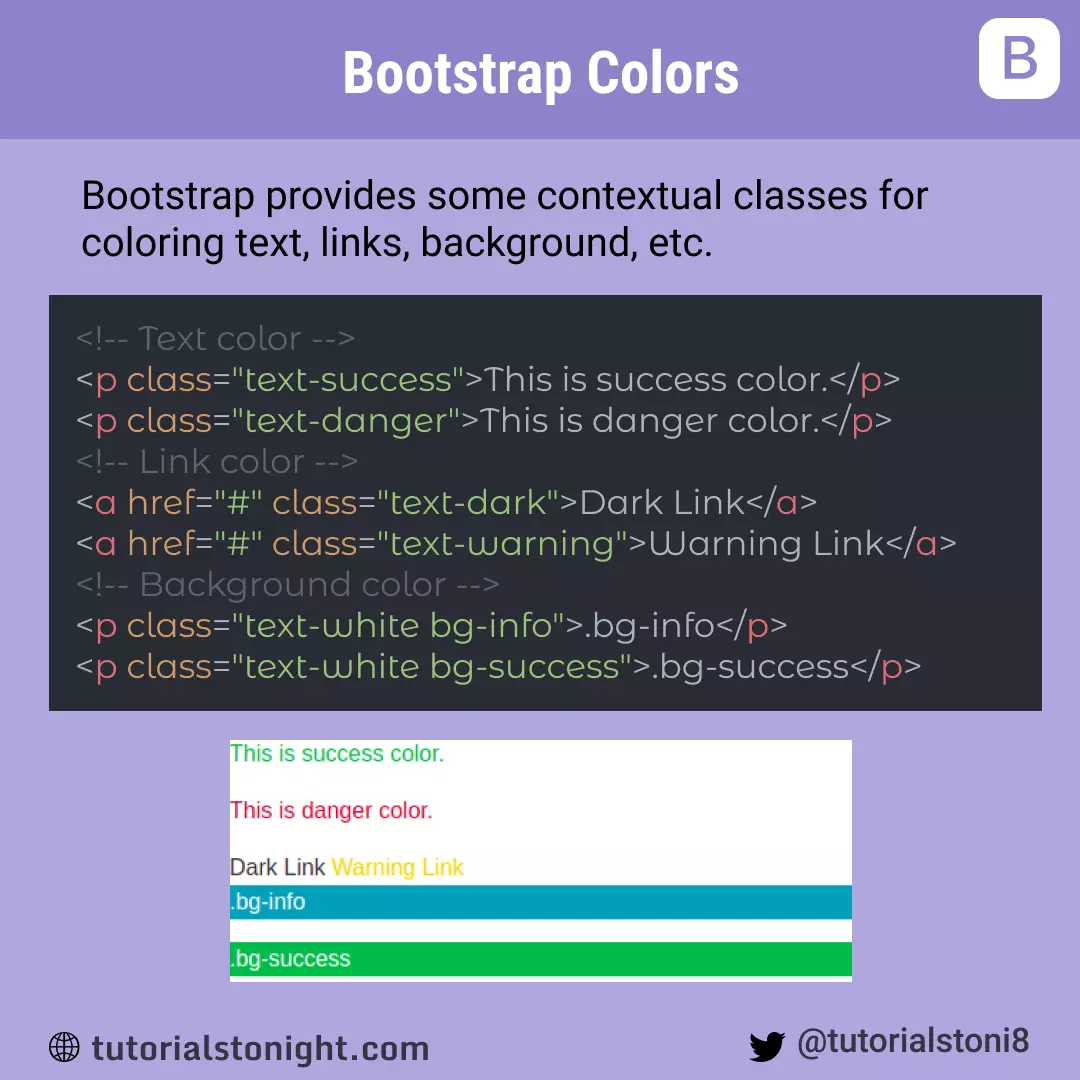 bootstrap color