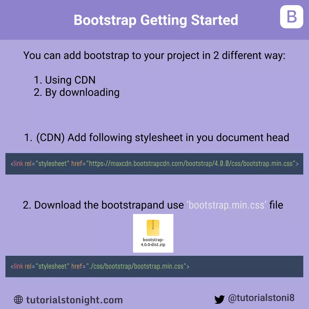 bootstrap getting started
