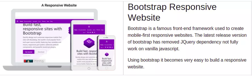 bootstrap image text side by side