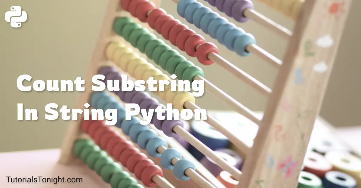 count substring in string python