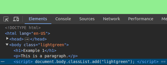 JavaScript Add Class to Body