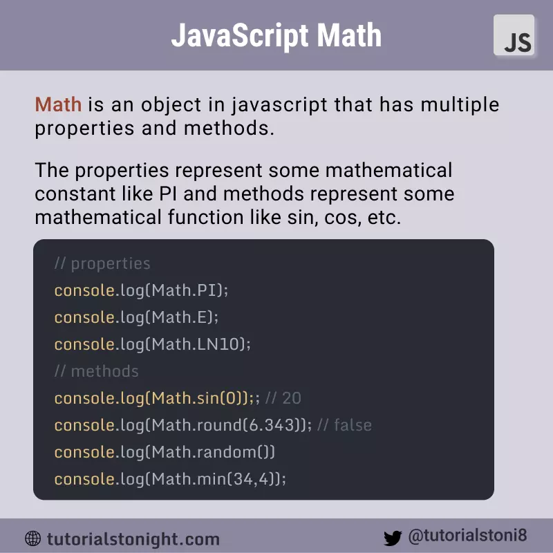 javascript math