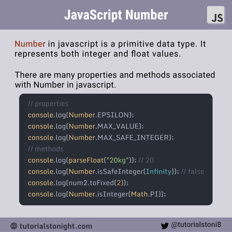 js number assignment operator