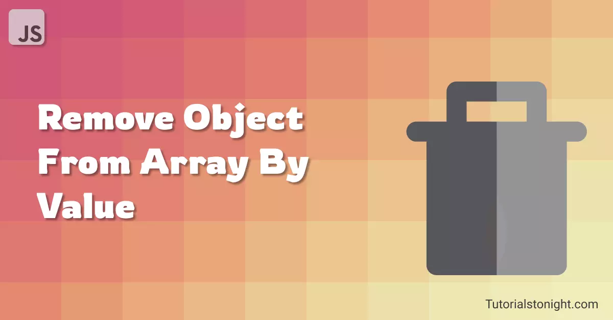 javascript remove object from array by value