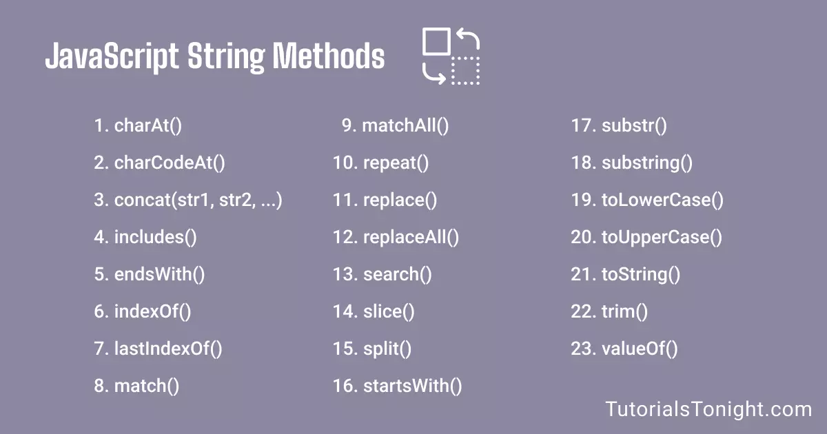 javascript string method