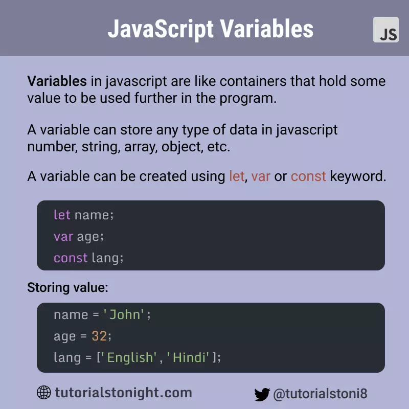 javascript variable
