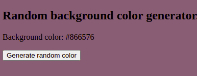 random color generator