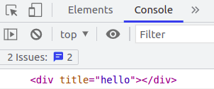 select element by title output 1