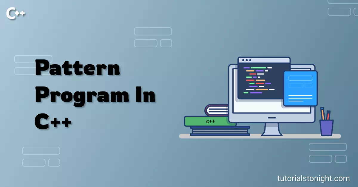 Pattern program in C++