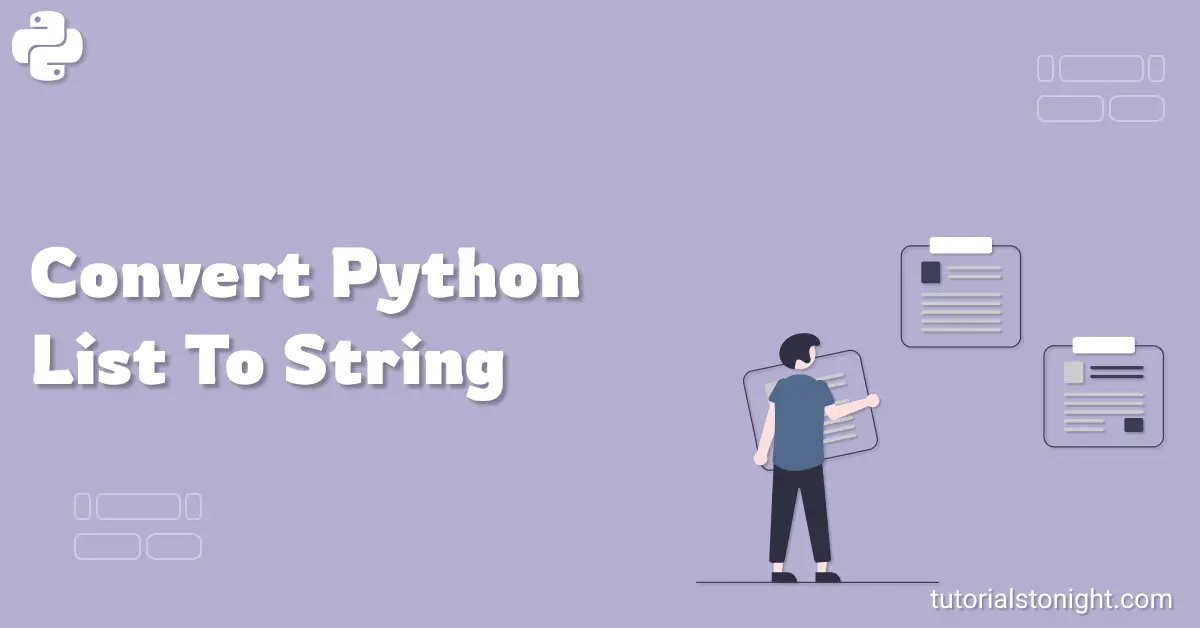 convert list to string Python