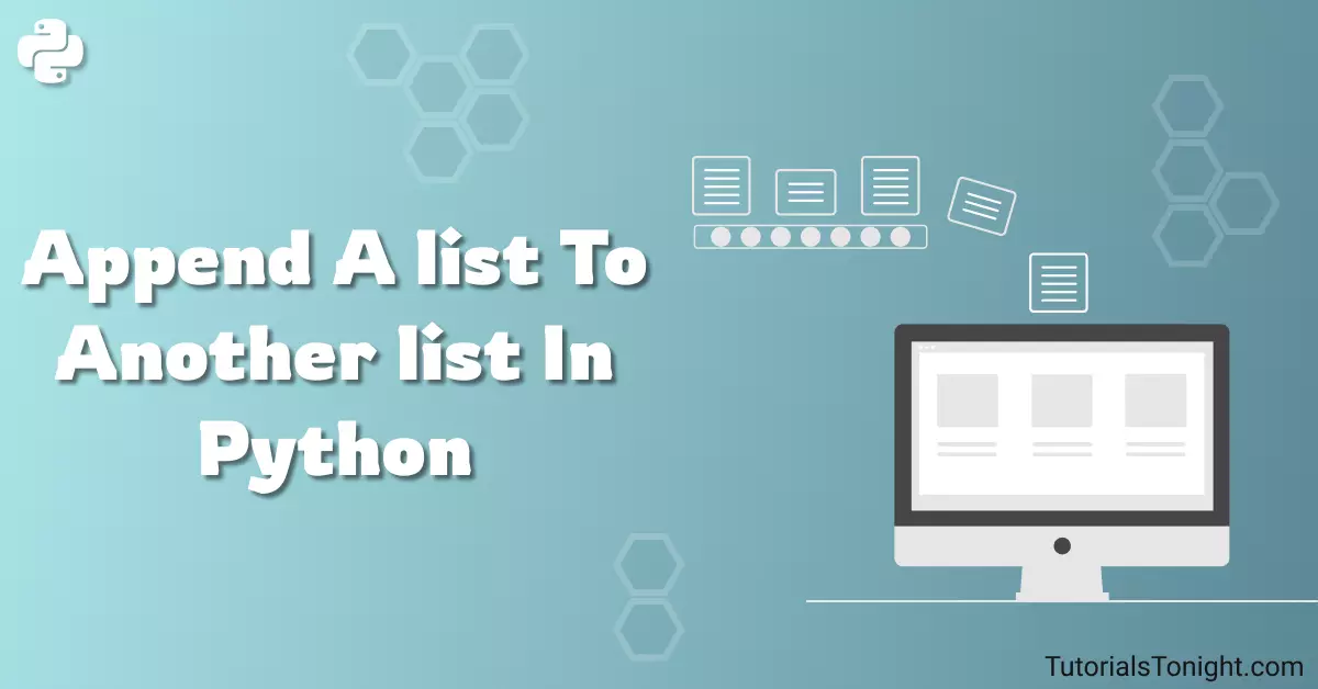 Python append list to another list