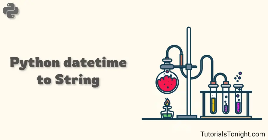 python datetime to string