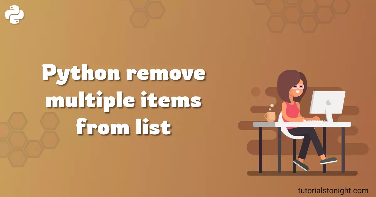 Python remove multiple items from list
