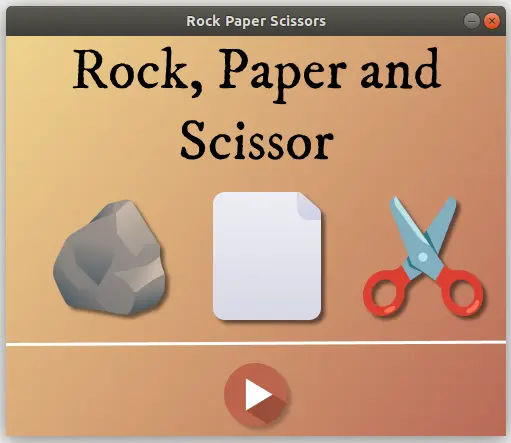 rock paper scissor intro